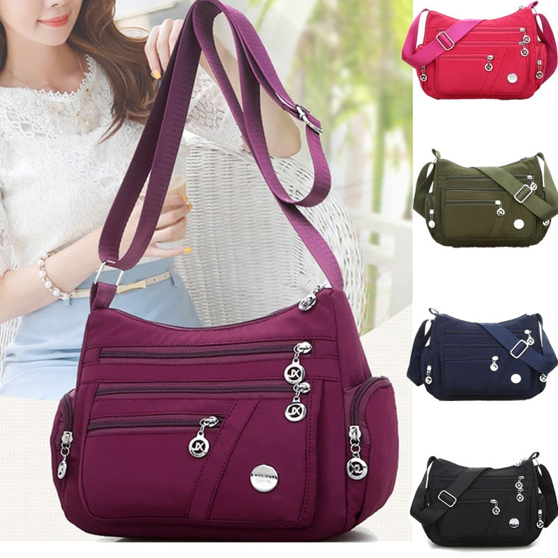 New Crossbody Shoulder Bag Women Bag Nylon Waterproof Messenger Bags For Lady Handbags High Quality Multifunctional