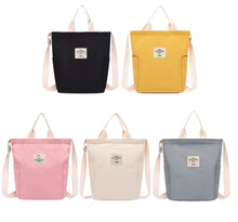 Laden Sie das Bild in den Galerie-Viewer, Korean Canvas Shoulder Bag Zipper Luxury Women Bags Designer Women Messenger Bag Female Simple Handbag Letter Printing tote