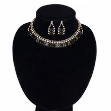 Carregar imagem no visualizador da galeria, Fashion Necklace Chain Chunky Statement Necklace &amp; Pendant Wholesale Jewelry Blue Crystal Choker Necklace for Women #N037