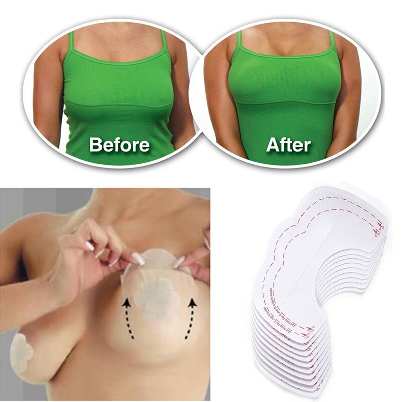 20pcs/lot women's invisible push up bare breasts chest Lift underwear bra stickers paper