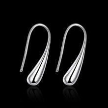 Load image into Gallery viewer, New Hot Ssilver Plated Earrings for Women Long Drop Earring Wedding Jewelry Accessories Fashion Smooth Tears/Waterdrop Earrings