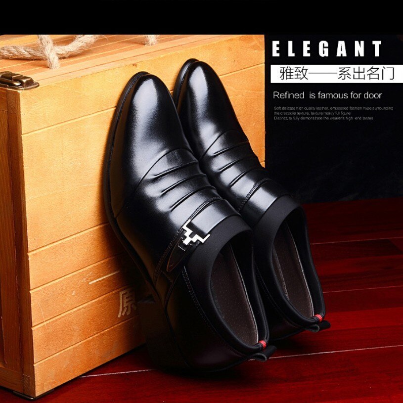 2023 New Men's Real Cowhide Leather Oxford Shoes Comfortable Insole Lacing Business Dress Shoes Man Wedding High Quality Shoes