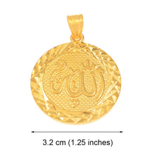 Laden Sie das Bild in den Galerie-Viewer, Anniyo Wholesale Allah Charms Pendants Gold Plated for Women Men,Arabic Muslimic Jewelry Factory Price #610020