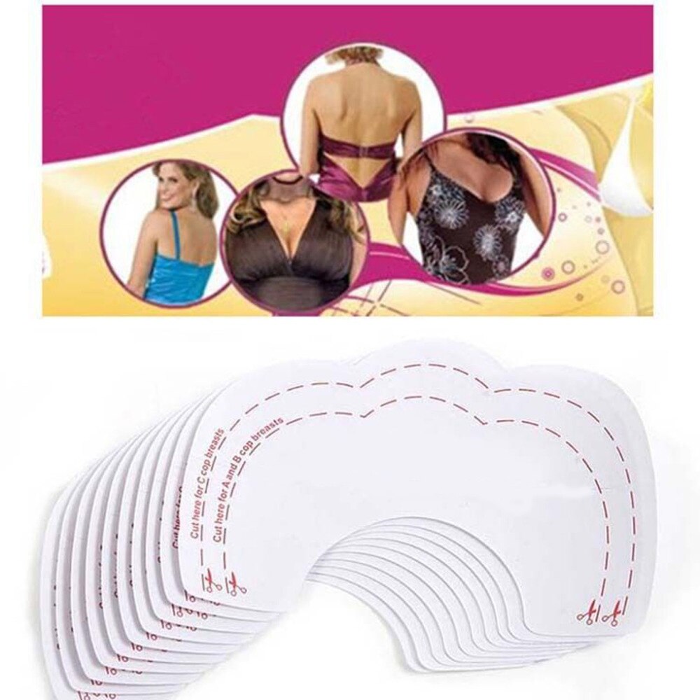 20pcs/lot women's invisible push up bare breasts chest Lift underwear bra stickers paper