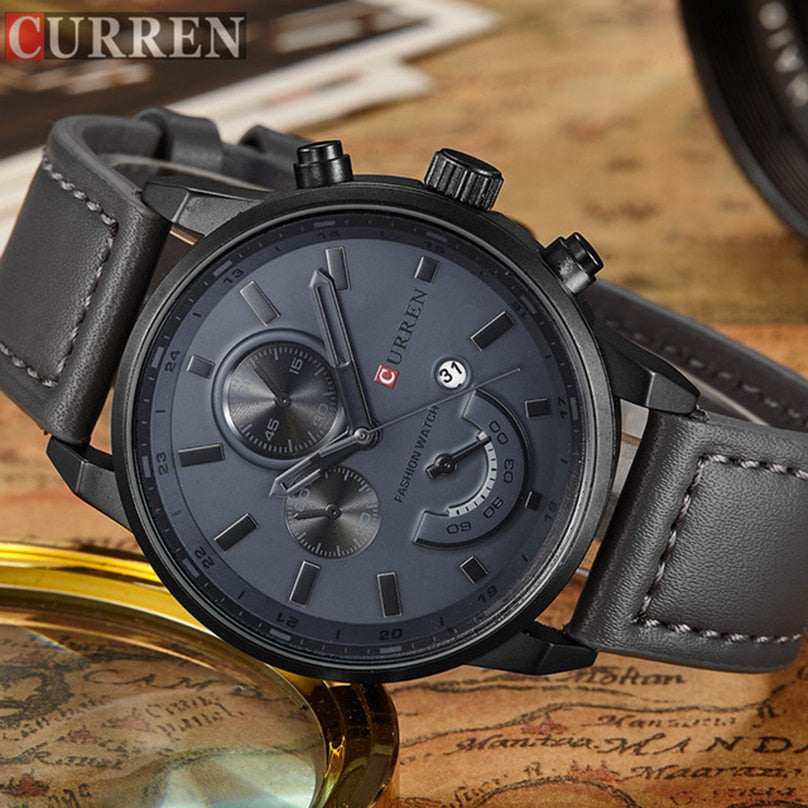 CURREN Quartz Watch Men Watches Top Brand Luxury Famous Wristwatch Male Clock Wrist Watch Quartz-watch Relogio Masculino
