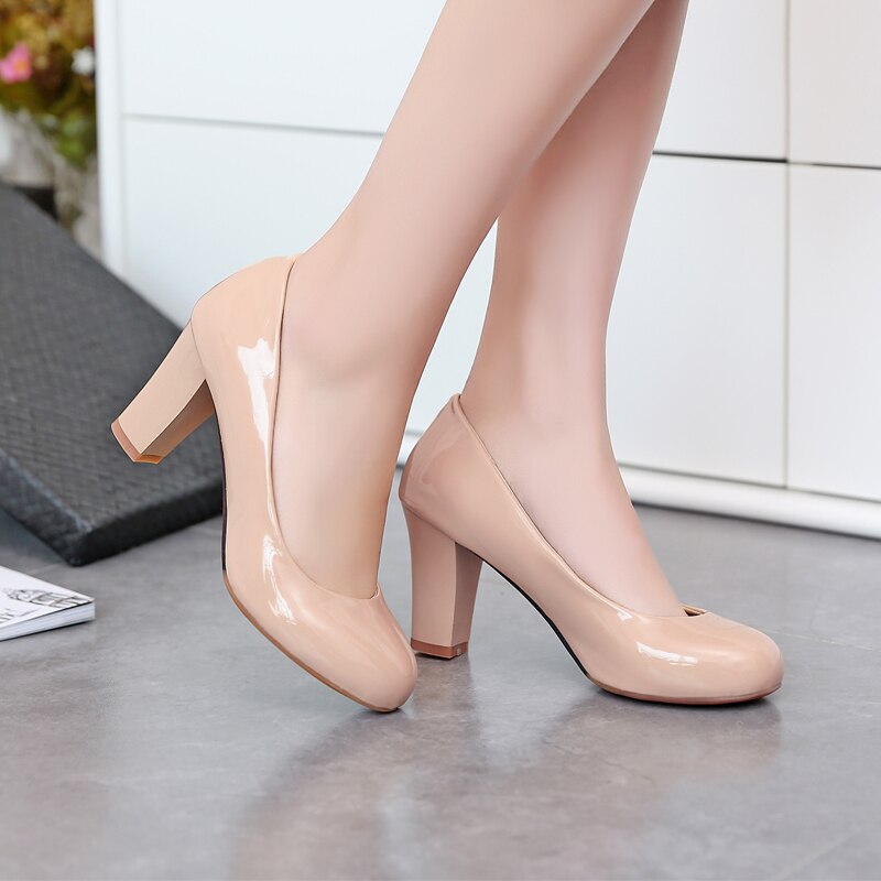Fashion Sweet  Big Size 34-47 4 Colour New Spring Autumn Women's Pumps Party  Wedding Shoes High Heels PU   222-7