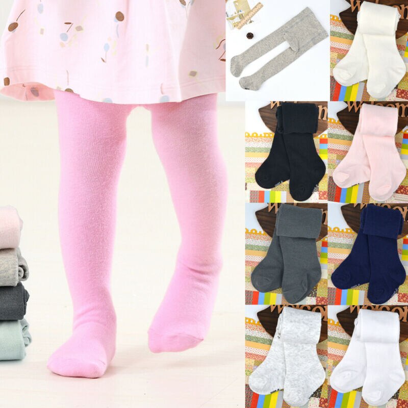 Newborn Baby Girls Cotton Tights Pantyhose Autumn Winter Warm Tights For Kids Girls Collant Bebe Fille