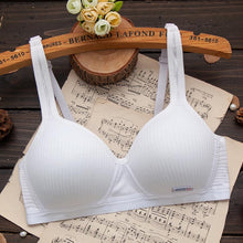 Charger l&#39;image dans la galerie, 1Pc Fashion Adjusted Bra Girl Underwear Cotton Breathable Steel Ring Thin Student Women Seamless Bra Soft Wireless Sexy Lingerie