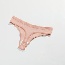 Laden Sie das Bild in den Galerie-Viewer, 3 PCs/batch women&#39;s cotton thongs sexy women&#39;s underwear women&#39;s seamless cotton underwear underwear low waist women&#39;s white tho