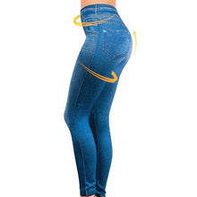 Carregar imagem no visualizador da galeria, Gtpdpllt S-XXL Sexy Leggings Women Lined Spring Autumn Print Jeans Sportwear Slim Jeggings Two Real Pockets Woman Fitness Pants