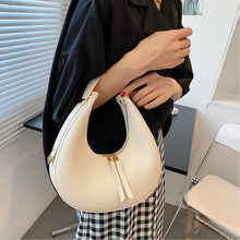 Laden Sie das Bild in den Galerie-Viewer, JIOMAY Luxury Handbags Designer Wallets for Women 2023 PU Leather Shopper Crescent Underarm Half Moon Purse Women Totes Bags