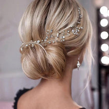 Load image into Gallery viewer, Crystal Wedding Hair Combs Miraculous Women Headbands Accessories Flower Bridal Headpiece Clip Bride Jewelry Gift