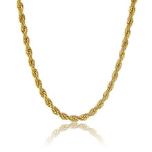 Charger l&#39;image dans la galerie, 24K Pure Gold Necklace, Top Quality, Wholesale Fashion Jewelry, Gold color Necklace, Popular Chains Necklace For Men Punk Party