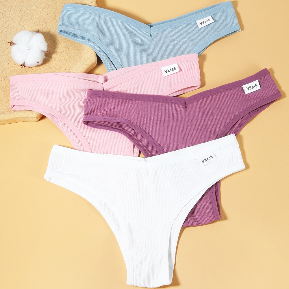 KISS WIFE Women Cotton Underwear Seamless panties Sexy panty Female Breathable Solid Color Underpants Girls' Lingerie Panties