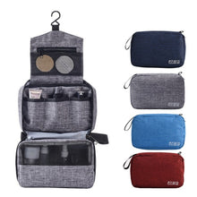Load image into Gallery viewer, Men Women Hanging Cosmetic Bag Multifunction Travel Organizer Toiletry Wash Make up Storage Pouch Beautician Folding Makeup Bag