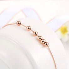 Load image into Gallery viewer, String Together The Happiness Rose Gold Color Link Chain Charm Bracelet Jewelry Top Quality ZYH083 ZYH205