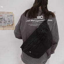 Laden Sie das Bild in den Galerie-Viewer, Fashion Trend Waist Bag Street Hip-hop Women Shoulder Bag Chest Pack Outdoor Sport Canvas Fanny Pack Crossbody Bag Lady Belt Bag
